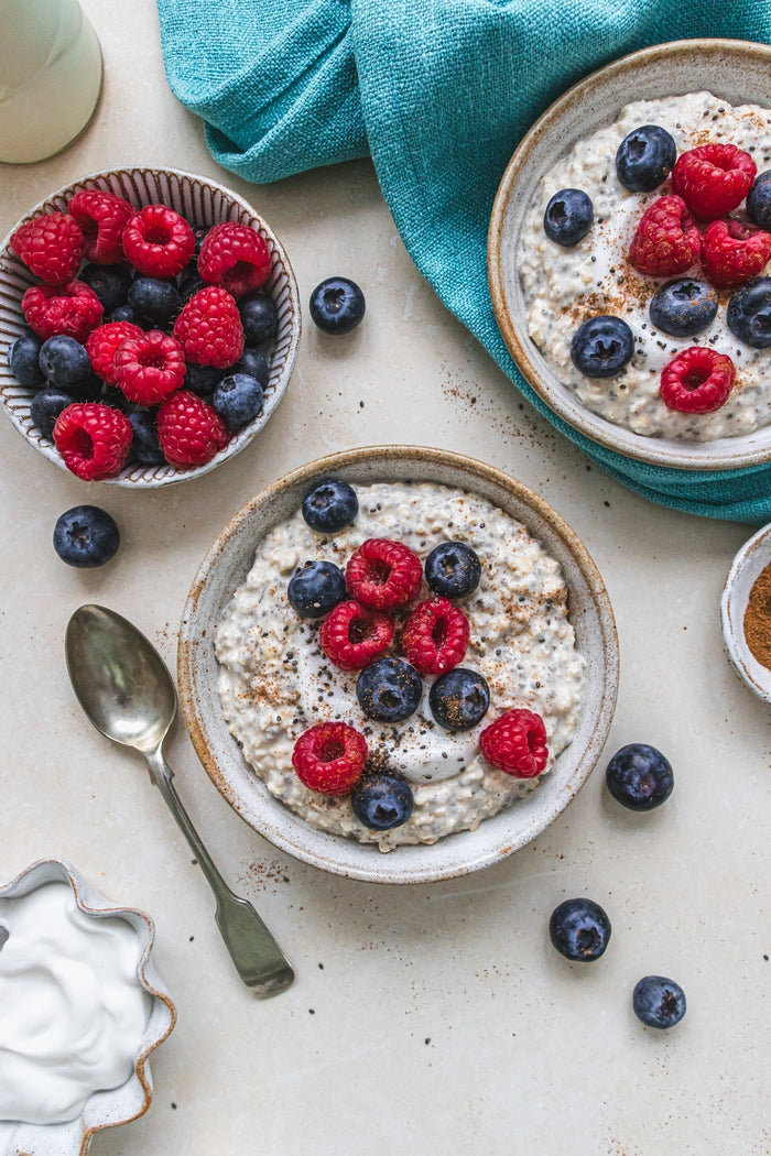 Baobab-boosted Berry Overnight Oats