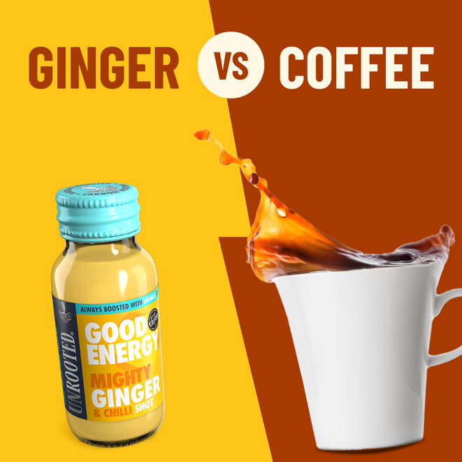 Ginger Shots vs. Coffee - Unveiling the Ultimate Energiser!