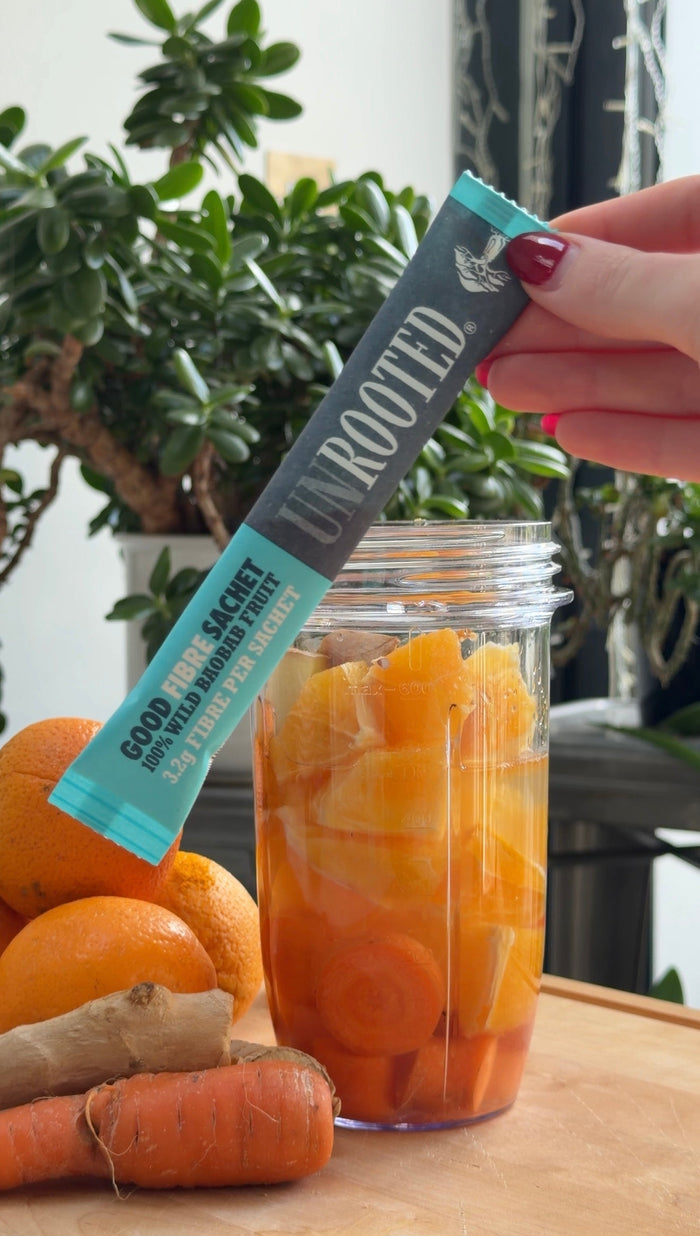 ODDBOX x UNROOTED: Orange, Carrot & Baobab Smoothie